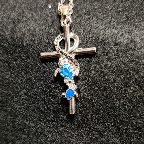 Fashion Jewelry Jewelry - Infinity Cross Turtle necklace